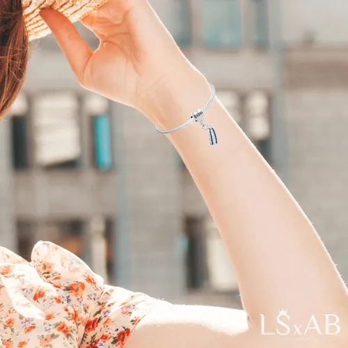 Miniatura 4 de Encanto de ubicación de viaje competible con pulseras pandora mujeres niñas viaje mundo mirador punto turístico plata colgante