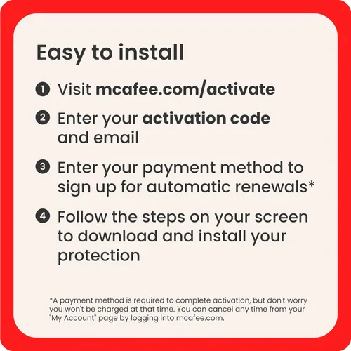 Miniatura 5 de McAfee Total Protection 5-Device 15 Month Subscription with Auto-Renewal AI Scam Detection, AntiVirus Software 2026 for Windows PC & Mac, VPN