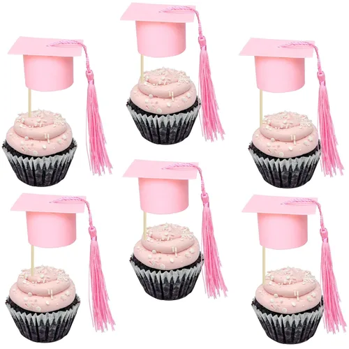 Miniatura 10 de Gyufise 1 decoración de pastel So Proud of You Black Glitter 2026 Decoración de pastel de fiesta de graduación You Did It, decoración de pastel