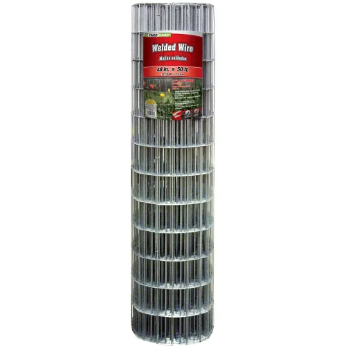 YardGard Alambre soldado de malla de 2 x 4 pulgadas, 48 pulgadas x 50 pies, calibre 14, valla de alambre de acero galvanizado, ideal para recintos