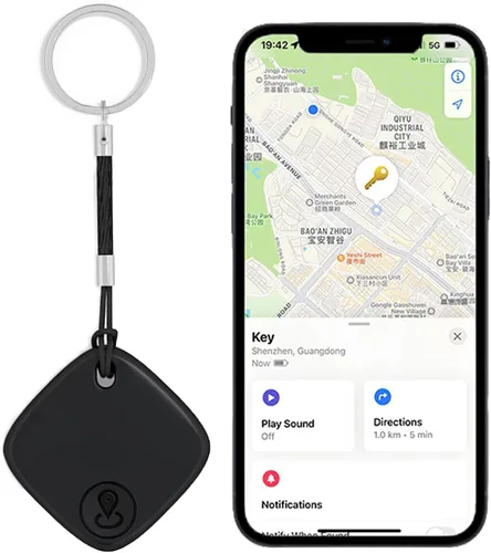 Rastreador Bluetooth y localizador de artículos: buscador de llaves, buscador de artículos de etiquetas inteligentes funciona con Apple Find My(solo