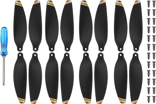 Miniatura 8 de 1/2/4 pares de hélices de bajo ruido para DJI Mavic Mini 2/Mini SE Drone Hélices ligeras portátiles de peso ligero accesorio para alas de drone