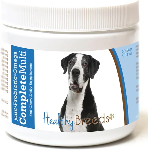 Miniatura 361 de Healthy Breeds Pug todo en uno multivitamínico suave masticable 60
