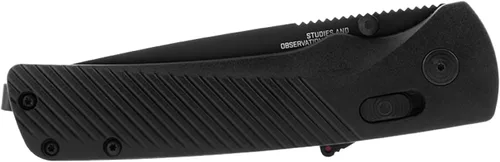 Miniatura 5 de SOG Flash AT para uso diario, cuchillos plegables de bolsillo ambidiestros rectos, mango ergonómico y clip de transporte profundo, hoja de acero D2