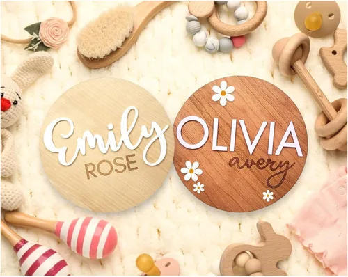 Personalized Baby Announcement Sign, Baby Name Signs for Nursery, Newborn Announcement Sign, Birth Announcement Sign, Announcement Board for New