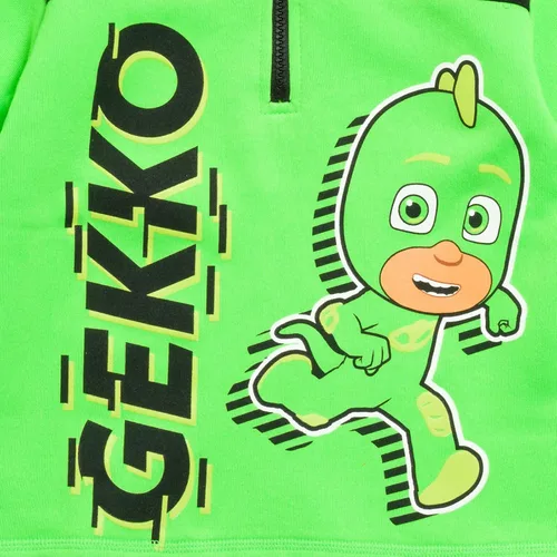 Miniatura 3 de PJ Masks Catboy Gekko Owlette - Sudadera de forro polar con media cremallera para niños pequeños