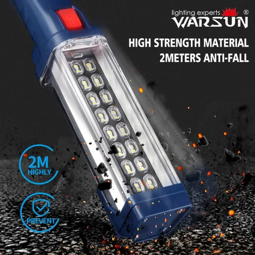 Miniatura 9 de WARSUN Y36 y ZJ889 luces de trabajo LED recargables magnético mecánico luz de trabajo portátil para acampar reparación de coches altos lúmenes