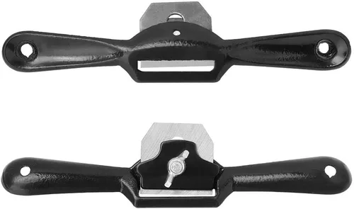 Miniatura 6 de Cepilladora de carpintería, ajuste de carpintería, herramienta de recorte de mano, espátula de avión, 9 pulgadas de empuje curvado para cepillar