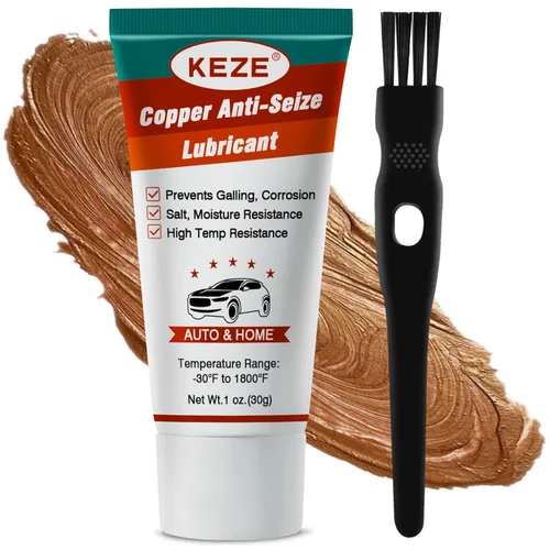 Miniatura 10 de Keze - Lubricante antiadherente de cobre para bujía, grasa resistente al calor para pasador de pinza, sensor de oxígeno de podadora, protege