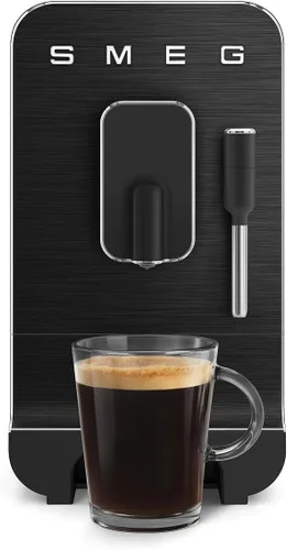 Miniatura 11 de Smeg - Máquina de café expreso manual con varita de vapor, 15 bares de presión, filtro porta de acero inoxidable, calentador de taza pasivo, Negro