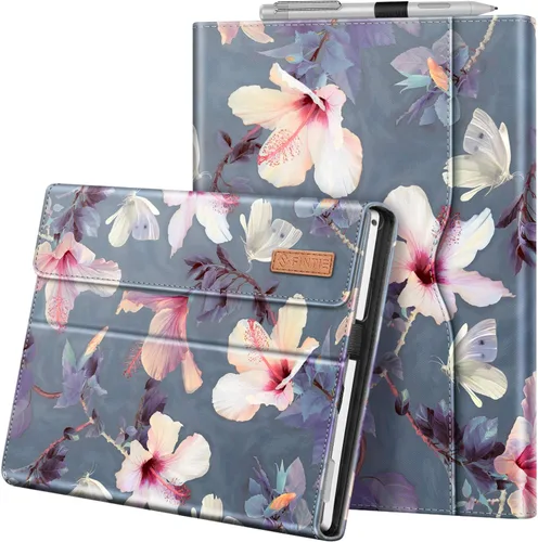 Miniatura 10 de Funda Fintie para Microsoft Surface Pro 7 Plus, Surface Pro 7/6/5/4/3 de 12,3 pulgadas - Cubierta de negocios tipo portafolio con bolsillo, Negro