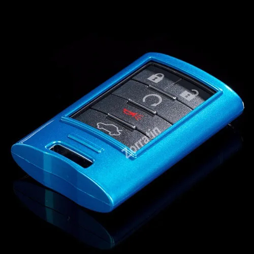 Miniatura 4 de Funda para llave clásica, elegante, color metálico perlado para Cadillac ATS CTS DTS XTS Escalade o Chevrolet Corvette C7
