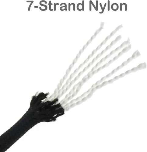 Miniatura 7 de Correa de muñeca ajustable 550 Paracord para cámaras réflex digitales, compactas Negro