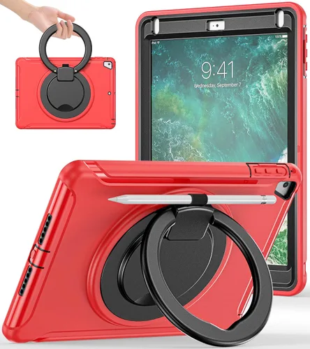 Miniatura 18 de BATYUE Funda para iPad de 6ª generación de 9.7 pulgadas 2018, iPad 5ª generación 2017, iPad Air 2/iPad Pro de 9.7 pulgadas, funda protectora a