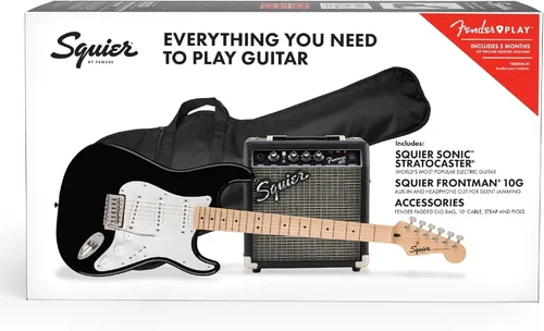 Miniatura 7 de Squier Sonic Series Stratocaster Pack - 2 colores Sunburst