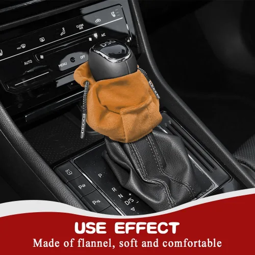 Miniatura 4 de 2 fundas para pomos de palanca de cambios de automóvil, funda para palanca de cambios de automóvil, funda con capucha para palanca de cambios