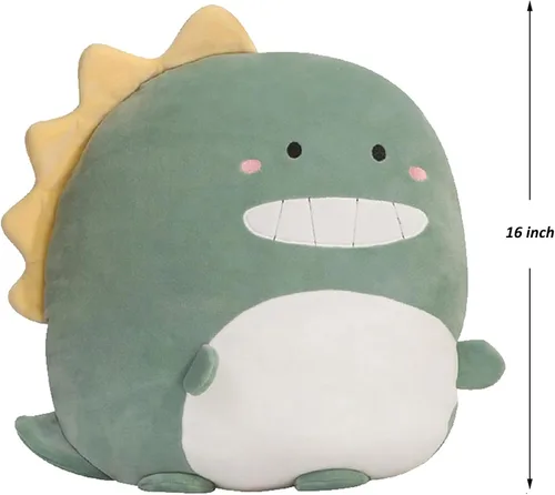 Miniatura 7 de Almohada de Peluche de Dinosaurio, 16 pulgadas Lindos Animales de Peluche de Dinosaurio Juguete Almohada de Peluche de Dinosaurio Regalos