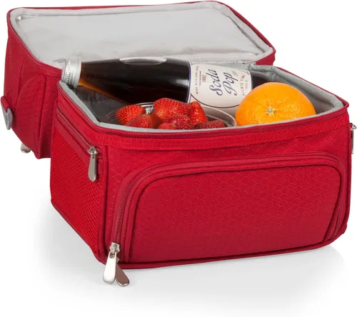 Miniatura 5 de PICNIC TIME NFL unisex-adult NFL Pranzo Lunch Bag, Insulated Lunch Box with Picnic Set, Lunch Cooler Bag 2-Rojo