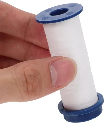 Miniatura 8 de SEWACC 6 piezas de filtros de repuesto de cabezal de ducha de fibra de polipropileno Cartucho de filtro de rociador de alta presión para filtración