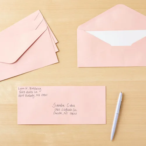 Miniatura 6 de Juvale Business Mailing Envelope Pack - 4 1/8 x 9 1/2 In, Dusty Blue, 96 Count - Blank Envelopes for Office Use & Bulk Mailings (Pack of 2)