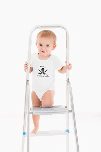 Miniatura 3 de AW Fashions Arrr Change Me Booty - Body divertido y adorable para recién nacido, ropa de bebé a la moda