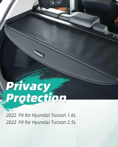 Miniatura 5 de SCITOO Cubierta de Carga Sombrilla 2022-2024 Compatible con Accesorios para Hyundai Tucson, Protector Retráctil para Maletero Trasero, Privacidad