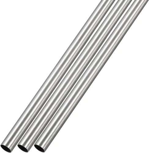 Miniatura 46 de METALLIXITY Tubo de acero inoxidable 304 (0.276 in de diámetro exterior x 0.031 in de alto x 11.811 in de largo) 3 piezas, tubo recto, para muebles