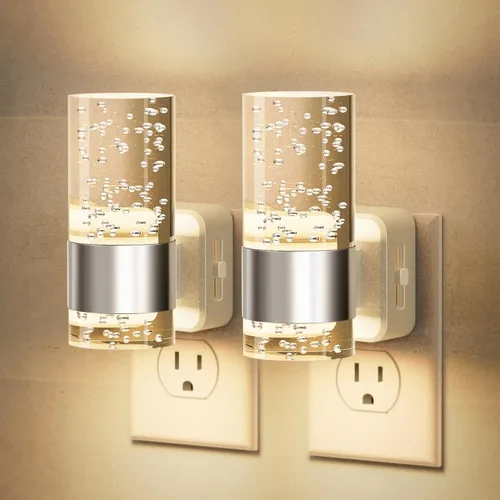 Miniatura 18 de JandCase Luz nocturna, luces nocturnas automáticas enchufables a la pared, luz nocturna LED regulable con brillo ajustable, luces nocturnas