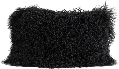 Miniatura 9 de MOOX Fundas de Almohada de Piel de Cordero Mongol Lumbar Throw Funda de Almohada de Piel de Oveja Lana Auténtica Piel Tibetana Acento Sala de Estar