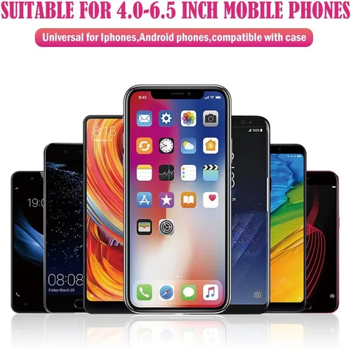 Miniatura 7 de eing Bling Soporte de teléfono para automóvil, soporte de teléfono celular para automóvil, cargador USB inalámbrico para automóvil, soporte de taza