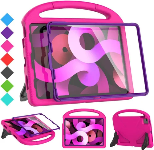Miniatura 13 de SUPLIK Funda infantil para iPad Air de 5ª/4ª generación (10.9 pulgadas, 2022/2020), construida con protector de pantalla, iPad Air 5, funda a prueba