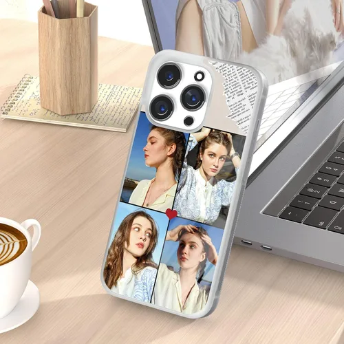 Miniatura 7 de Haz tus propias fotos Fundas de teléfono para iPhone 11 12 13 14 15 Pro Max Plus Mini para Samsung Galaxy S21 S22 S23 S24 Ultra Plus FE Clear-4 Fotos