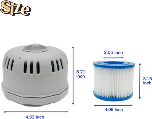 Miniatura 2 de Soporte de cartucho de filtro de piezas de bañera de hidromasaje de reemplazo solo P6653, con un cartucho de filtro de bañera de hidromasaje