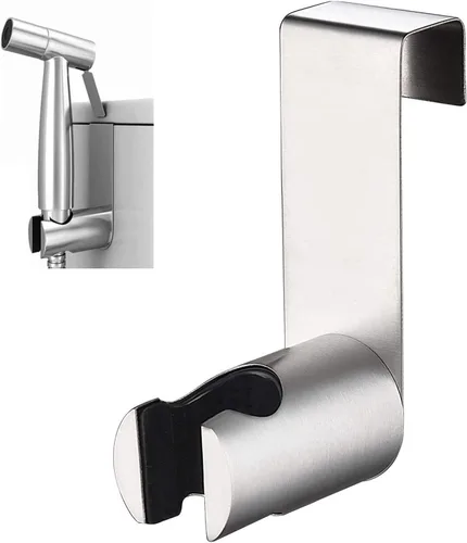 Pulverizador de bidé de mano para inodoro de acero inoxidable, soporte para rociador de bidé, accesorio de pulverización de baño para higiene