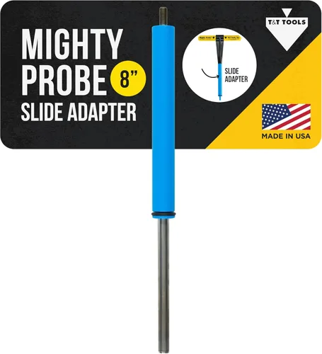 T&T Tools Adaptador deslizante de sonda Mighty de servicio estándar, adaptador de martillo deslizante de 6 pulgadas para varillas de sondeo, sonda