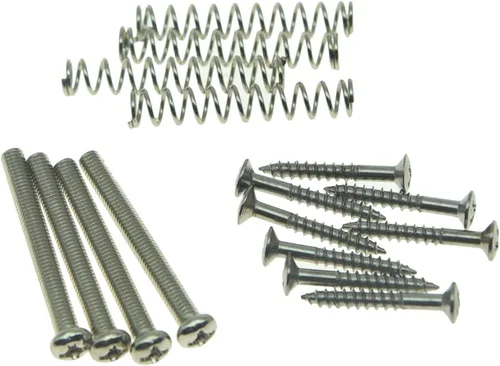 Miniatura 10 de KAISH Tornillos de altura para pastilla Humbucker americana, anillo de pastilla, tornillos de montaje para marco de contorno, muelles para pastillas
