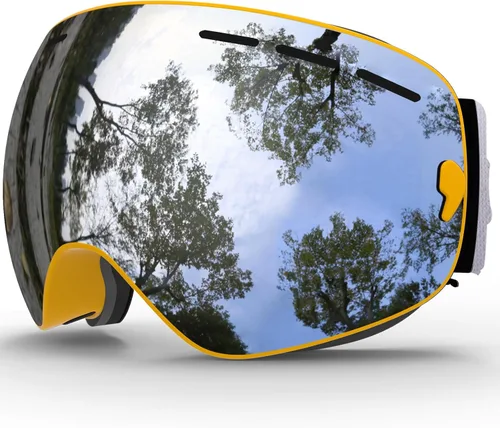 Miniatura 12 de JULI Gafas de esquí, gafas de snowboard para deportes de nieve de invierno con lente antivaho BNC