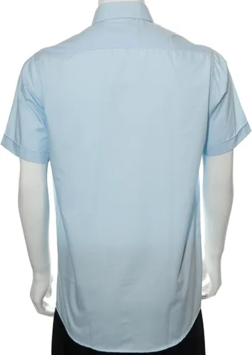 Miniatura 3 de Benefit Wear Camisa de vestir de manga corta con gancho y bucle frontal adaptativa para hombre (16.5, blanco)