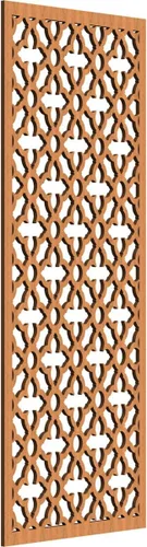 Miniatura 62 de Madison Paneles de pared decorativos de madera con calado, 9 3/8 pulgadas de ancho x 24 3/8 pulgadas de alto x 3/8 de alto, roble rojo rojo (Red Oak)