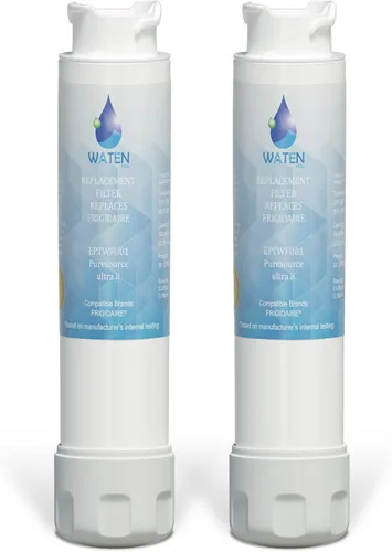 Reemplazo de filtro de agua EPTWFU01 - Compatible con Frigidaire EPTWFU01, Pure Source Ultra 2, EWF02, SCWFTCTO, 1012505454226, 4562222 Reemplazo de