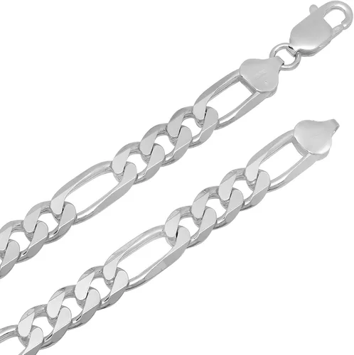 Miniatura 2 de Cadena de plata de ley 925 maciza de 0315in juego de pulsera caja de regalo