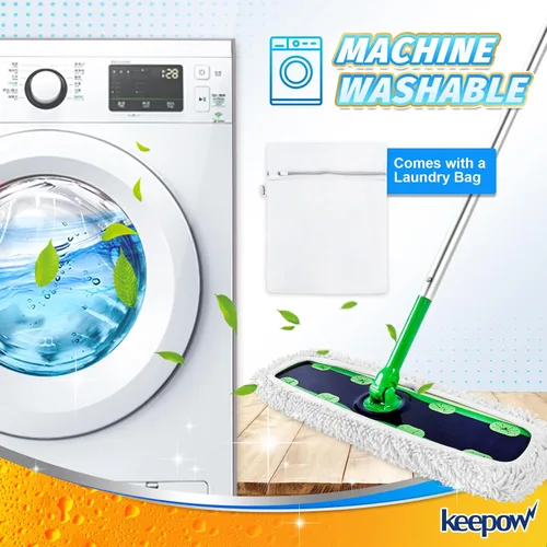 Miniatura 7 de KEEPOW Recambios húmedos reutilizables XL compatibles con Swiffer Sweeper XL, paños de barrido secos XL, paños de trapeador húmedos, almohadillas