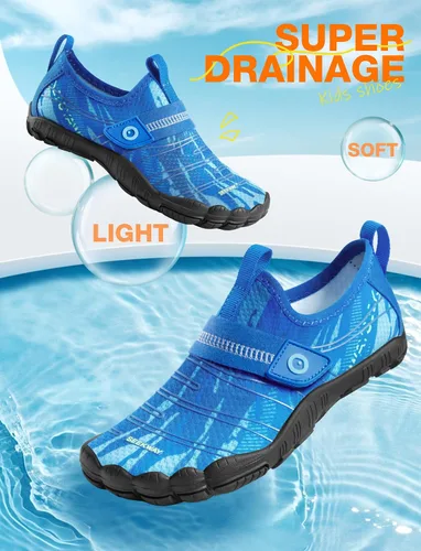 Miniatura 2 de SEEKWAY - Zapatos de agua para niños y niñas, de secado rápido, antideslizantes, calcetines acuáticos para deportes al aire libre, piscina