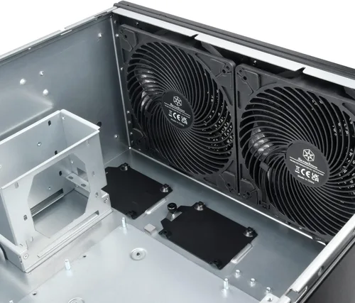 Miniatura 12 de Silverstone Technology RM51 Chasis de Servidor Rack de 5U con Ventiladores Duales de 180mm y Capacidad de Refrigeración Líquida Mejorada, SST-RM51