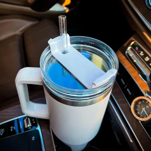 Miniatura 6 de Tapa de vaso de 40 onzas compatible con Stanley, a prueba de derrames, resistente a salpicaduras, apta para Stanley y más tazas de café, paquete