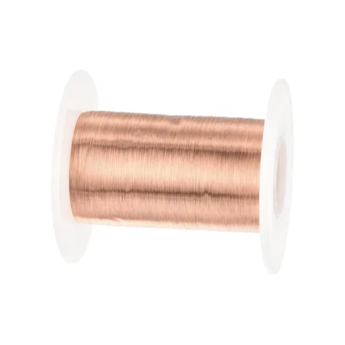 Miniatura 120 de MECCANIXITY - Alambre magnético de calibre 46 AWG - 0.04mm Hilo de cobre esmaltado - Bobina de alambre magnético de 14669 pies (4471m) - 50g Grado F