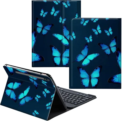 Miniatura 37 de Para Samsung Galaxy Tab S6 Lite Funda 2022/2020 Teclado Inalámbrico Desmontable Y Cubierta De Soporte De Cuero PU Funda Protectora Para Samsung
