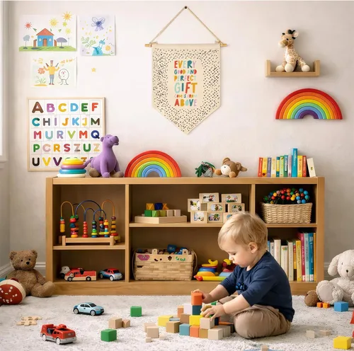 Miniatura 7 de Letrero de bandera con versículos bíblicos cristianos, regalo para bebés, recién nacidos, niños y niñas, banderines para decoración de pared, regalo