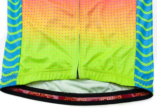 Miniatura 148 de Camiseta de ciclismo para mujer, manga corta y pantalones cortos de ciclismo acolchados para verano