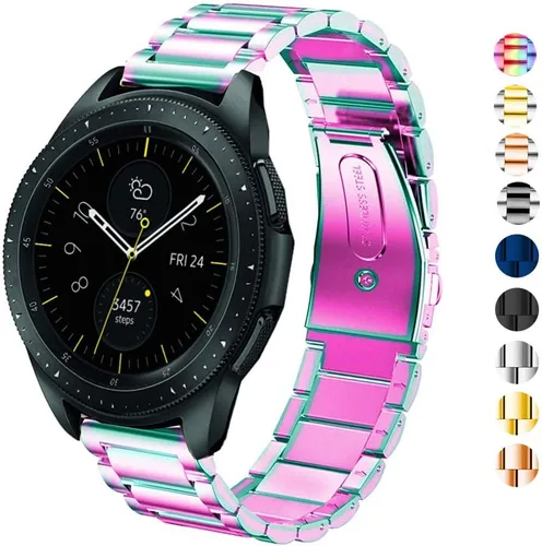 Miniatura 19 de Correa compatible con Samsung Galaxy Watch 6/6 Classic/Galaxy Watch 5/5 Pro / 4/4 Classic/Galaxy 3 de 1.614 pulgadas, correa de repuesto de metal